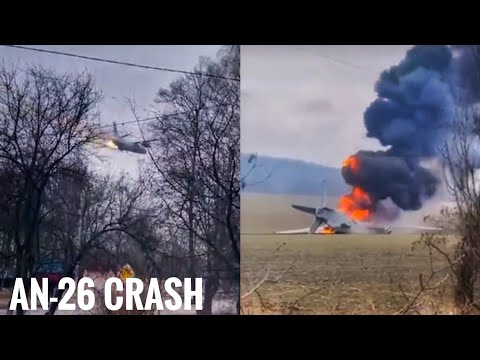 1 killed, 2 injured in AN-26 plane crash in southeastern Ukraine.