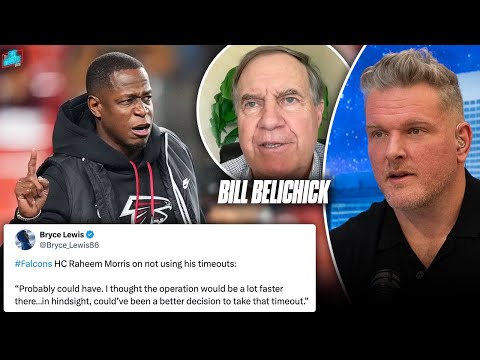 Bill Belichick's Thoughts On Raheem Morris' Questionable Timeout Decisions & NFL Clock Management