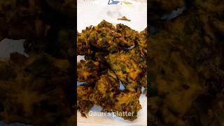 Sarso palak pakoda recipe #shorts #youtubeshorts #viral #shortvideo #viralvideo #food #trending