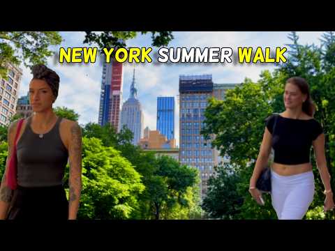 🗽NEW YORK CITY Walking Tour  - 🌳 WASHINGTON | UNION | MADISON Square PARK [4K] BROADWAY Walk