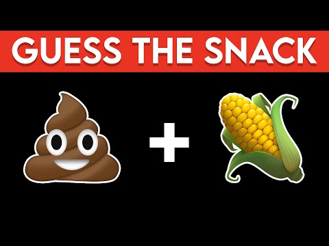 Can You Guess The Snack by Emoji? | Emoji Quiz 2023