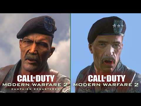 Modern Warfare 2 Remastered vs Original "PC" graphics comparison