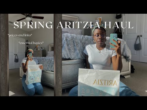 $200 BACK TO SCHOOL ARITZIA HAUL | CLOSET ESSENTIALS & BASICS | SKIMS DUPE | blvkmuse