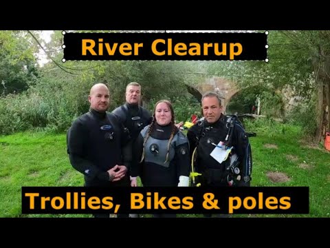 River Cleanup, we pulled out Trollies, bikes, a bed frame and so much more in just 1 local river!