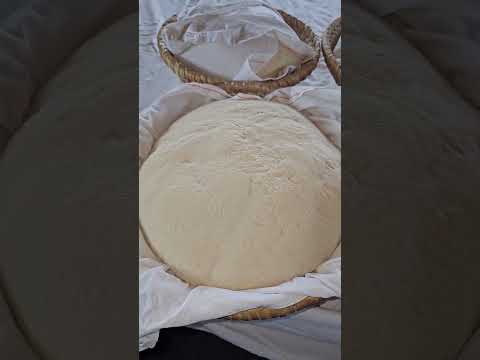 Bread baked in a wood-fired oven