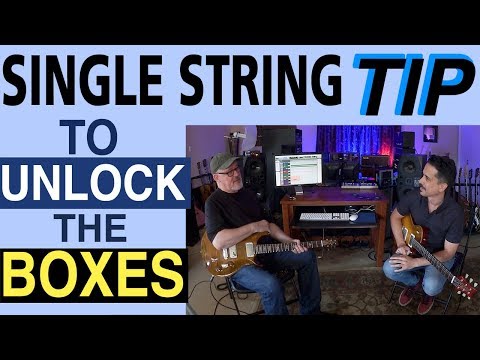 Fretboard Mastery | Single String Tip | Guitar Lesson | Pentatonic Box | Corey Congilio | Tim Pierce