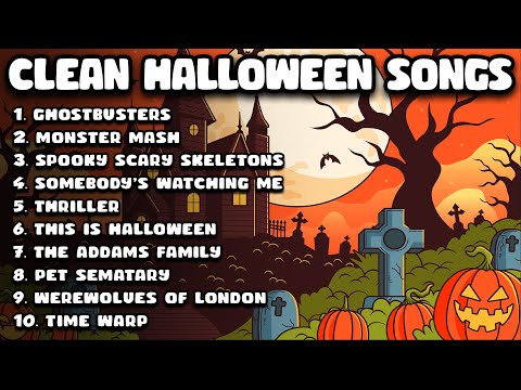 Clean Halloween Songs Playlist 🎃 Clean Halloween Music for School / Classroom