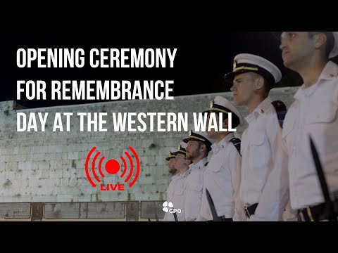 Join our live broadcast of the ceremony for Remembrance Day for the Fallen of Israel's Wars