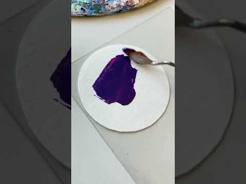 violet | colour mixing | Acrylic #shorts #art #painting #youtubeshorts