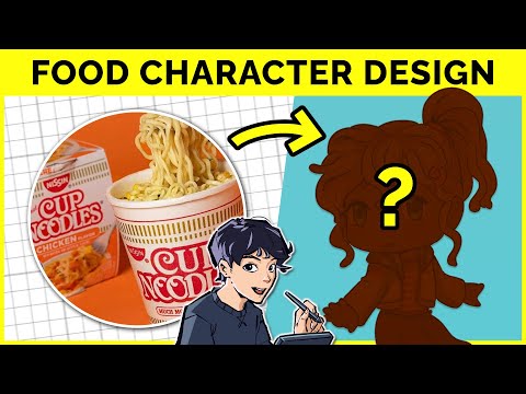 🔴 How to Turn FOOD into CHARACTERS