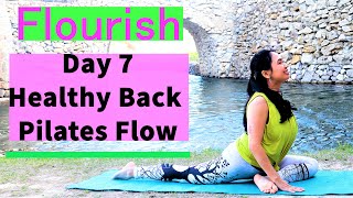 Day 7 Flourish Pilates Healthy Back Muscles 30 Day Wellness Journey