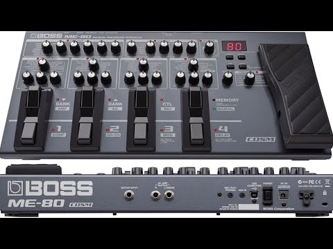 【直播教學】BOSS ME-80調整方式！