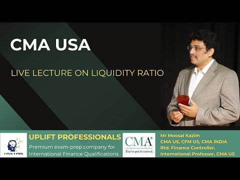 Live Lecture on Liquidity Ratio #cmacoaching by Uplift Professionals