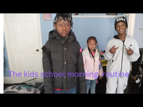 "Getting Ready for School: The Kids Morning Routine"