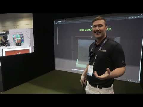 Sim Booth Golf Simulator Studios at the 2024 PGA Merchandise Show