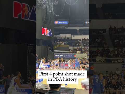 first ever 4 point shot made in PBA history by Cris Banchero#PBA #meralcovsmagnolia #ChrisBanchero