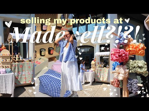 let's sell my products at a Madewell pop-up shop🤗 //new Vertical Ledge display, small business owner