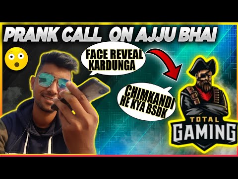 PRANK CALL ON AJJUBHAI TOTAL GAMING || MOST FUNY REACTION EVER🤣||