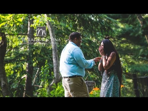 Shakespeare Garden Wedding  Proposal