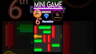 6th December Puzzle Game Trick, Hamster Kombat Easy steps #hamsterkombat #puzzle #blockchaingames