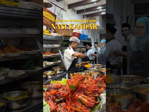 Trying one of Malaysia’s best Nasi Kandar in Penang (Hameediyah Restaurant) #malaysianfood #penang