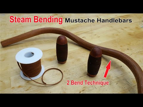 Making Wooden Mustache Handlebars - Woodworking