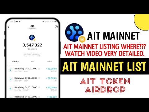 AIT Airdrop Mainnet Update || Where will AIT Token Be Listed BINANCE?? || AIT Verify Address