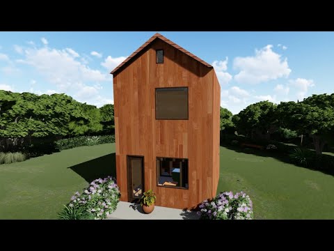 Two Story Tiny House 4x4M ( 300 sqft )