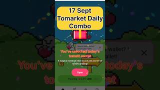 Tomarket Airdrop Daily Combo Today 17 September #tomarketdailycombo #tomarketcode #tomarketairdrop