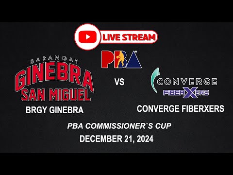 LIVE NOW! BRGY GINEBRA vs CONVERGE FIBERXERS |PBASeason49|December 21, 2024|NBA2K24 Simulation Only