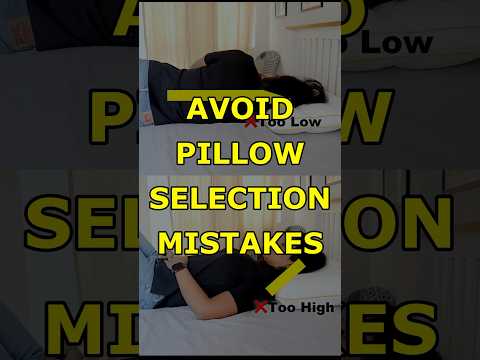 How to select the best pillow for sleeping