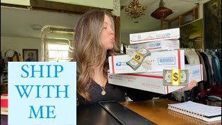 Ship With Me | What Sold On Poshmark | Reseller Tips And Tricks | How To Make Money From Home