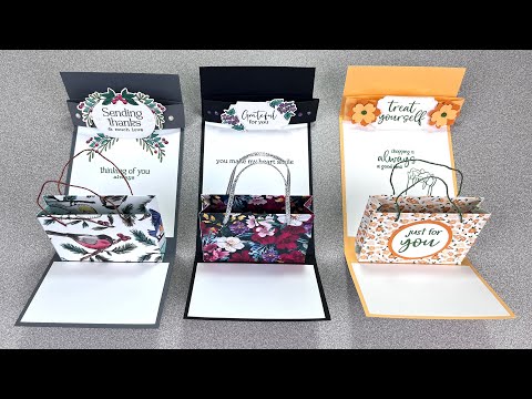 Gift Bag Pop Up Card - Mystery Stamping Revealed - 10-16-24