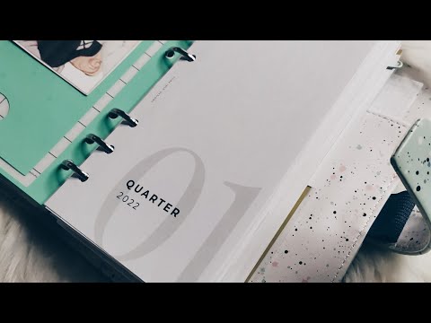 My Current Planning System 2022 | Q1 Planner Flipthrough | Filofax Personal Expression Planner Rings