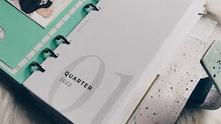 My Current Planning System 2022 | Q1 Planner Flipthrough | Filofax Personal Expression Planner Rings