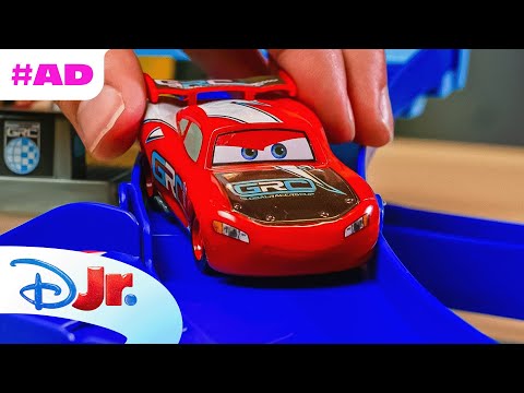 AD |  Pixar Car’s Pit Stop Playset | Pixar Cars | ‪@disneyjr