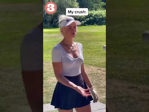 The Hottest 👙🥵  Female Golfers in the World 🌍 #golfgirl #golfshorts