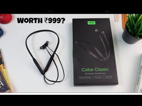 Mivi Collar Classic Wireless Earphones🎧 ⚡Earphones Under 10000₹⚡Unboxing📦 | Review | 77 Âpk