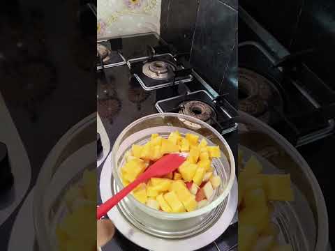 #fruit raita recipe #viral video #trending video #food #raita #fruit #curd #kichan #mango #apple