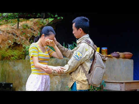 Harvesting  Forest Fruit go to the Market sell - Gardening - Pick up her Husband Family reunion