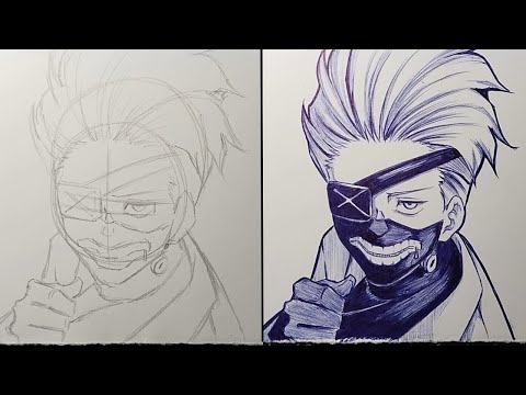 How To Draw Ken Kaneki Step By Step -[Tokyo Ghoul]