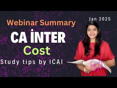 ICAI Important updates on CA Inter Jan 2025 Exam - Cost 🎯Guidance by ICAI 🤯#ca #cainter #cost