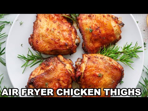 Air Fryer Chicken Thighs (25-Minute Recipe)