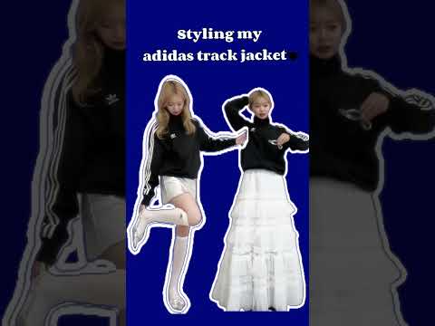 adidas | トラックジャケットでスタイル組んでみました🖤💙