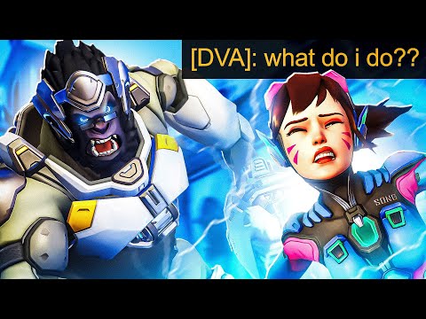 This Dva Didn't Know What To Do Once The Enemy Swapped Heroes | Overwatch 2 Spectating