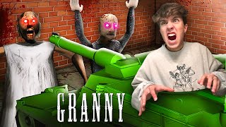 ESCAPO CON EL TANQUE ?! | Granny 3: Enhanced (Mejorado) - Parte 3