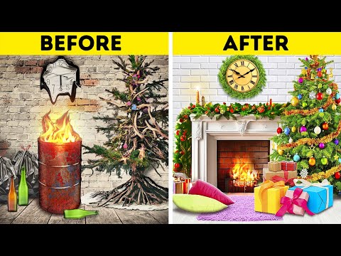 EXTREME ROOM MAKEOVER FOR CHRISTMAS 🎄 Fantastic Parenting Tips and Amazing DIY Ideas by Rocketmons!