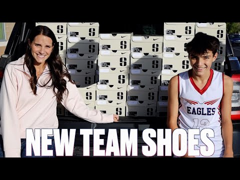 WE BOUGHT THE ENTIRE BOYS' BASKETBALL TEAM NEW SABRINA IONESCU NIKE BASKETBALL SHOES