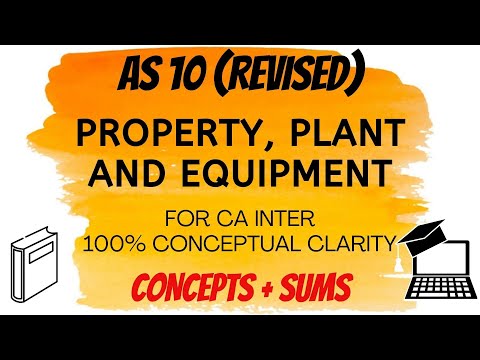 AS 10 in ENGLISH - Property, Plant & Equipment - CA Intermediate - PART 1