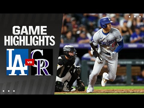 Dodgers vs. Rockies Game Highlights (9/28/24) | MLB Highlights